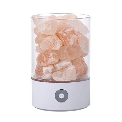 M2-White USB Crystal Light натуральный отрицательный ион лампа из гималайской соли очиститель воздуха настроение создатель теплый свет настольная лампа спальня лава лампа - Испускаемый цвет: M2-White