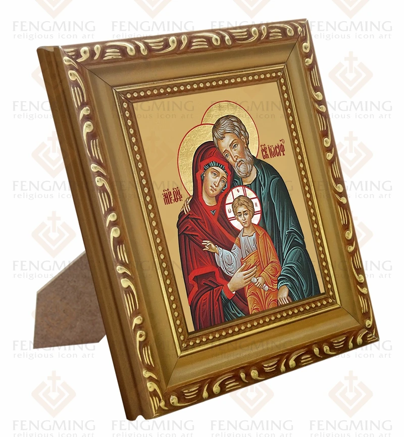 Фоторамка Русская православная церковь lcon святая семья деревянное ремесло