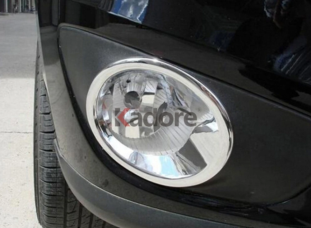 Для hyundai Santa Fe 2010-2013 ABS хромированный передний противотуманный светильник, накладка на голову, противотуманный светильник, рамка, автомобильный Стайлинг, авто аксессуары