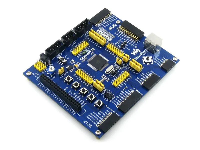 Плата для разработки ATMEL AVR 8 бит RISC ATmega128 набор = Waveshare OpenM128 Standard|board connector|board game for