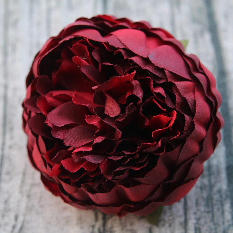8 см Искусственный шелк имитация сердцевины пионы цветы голова для дома