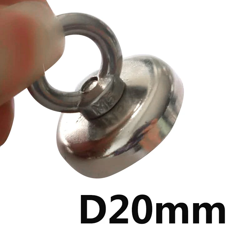 D20mm мощная круглый неодимовый магнит крючок спасательный морское рыболовное