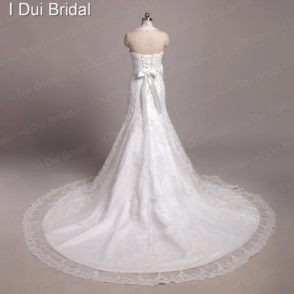 Свадебные платья с лямкой на шее треугольным вырезом и бантом заказ | Свадьбы