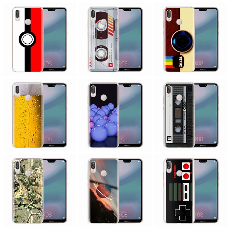 Чехол для Huawei Honor 7A 8A 8X 8C 9 10 Mate 20 P9 P10 lite/P8 Lite Y5 II Nova 3 Мягкая Краска пивная лента TPU