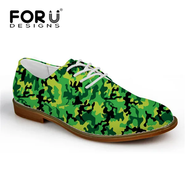 C1201CE FORUDESIGNS/Новинка года, Весенняя мужская повседневная кожаная обувь, разноцветные дышащие Туфли-оксфорды на шнуровке для мужчин, мужская обувь на плоской подошве для отдыха - Цвет: C1201CE