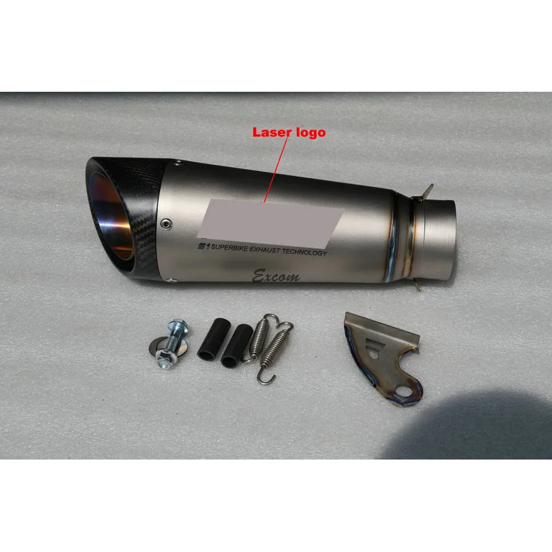 MOKALI заказной титановый сплав углеродный выхлопной мотоцикл для BMW S1000RR 15 16 лет sc