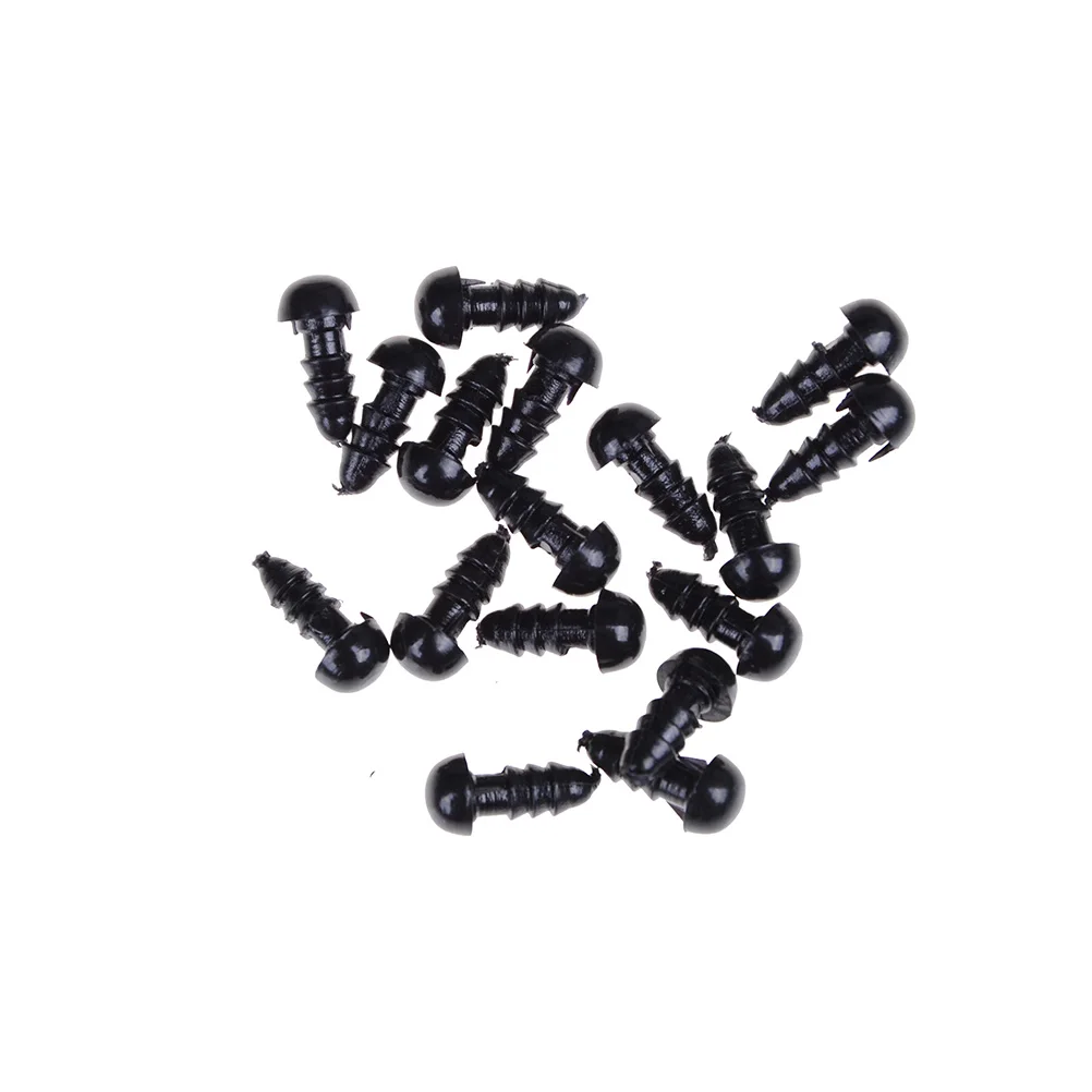 Черные пластиковые безопасные глаза для Мишки