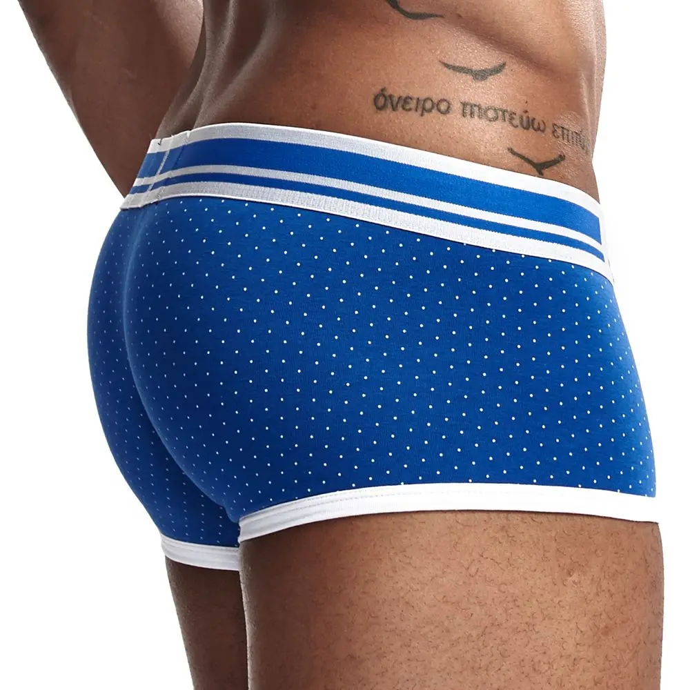 JOCKMAIL, Мужская модная одежда, Cueca, боксеры, homme, хлопковое Мужское нижнее белье, боксеры, u-образные выпуклые мужские трусы, мужские боксеры