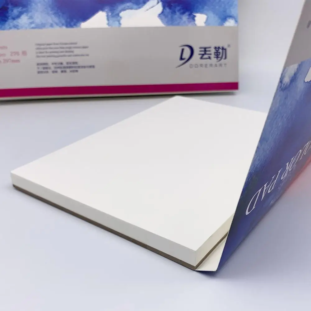 DORERART 300gsm профессиональная Акварельная бумага 25% хлопок 20 листов ручная роспись водорастворимые книги офисные школьные товары для рукоделия