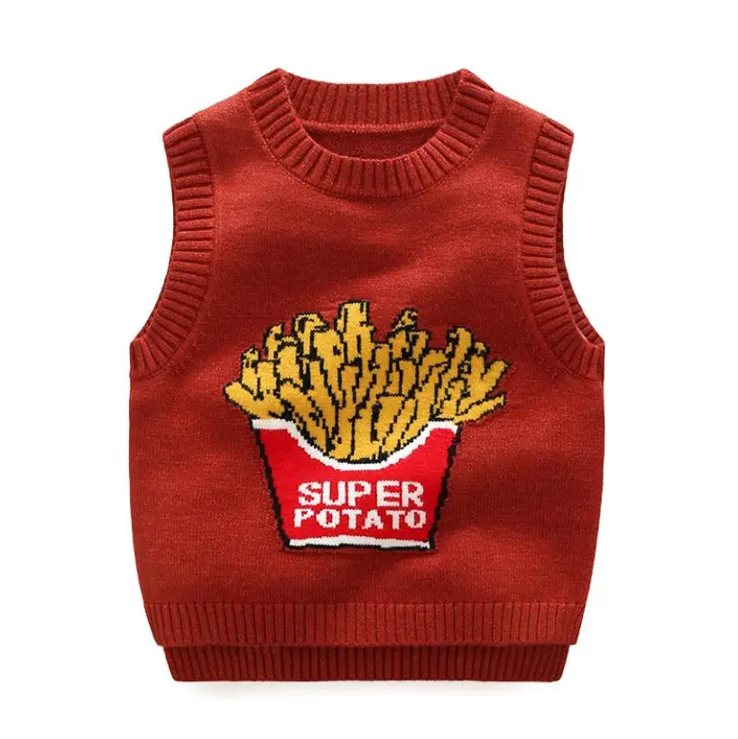 Жилет для маленьких мальчиков новинка 2018 года детский жилет с картофельными