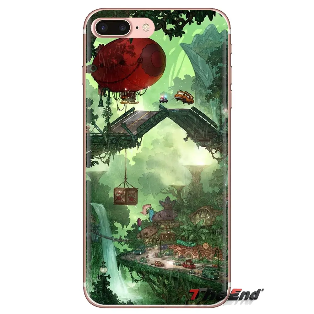 Мягкий прозрачный чехол для Xiaomi Mi4 Mi5 Mi5S Mi6 Mi A1 A2 5X 6X 8 9 Lite SE Pro Max Mix 2 3 2S Magic Tree House anime |