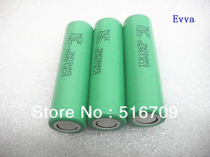 100pcs/lot 18650 Lithium ion 3.7V 2200mAh battery cell for Samsung SDI ICR18650-22FU | Электроника