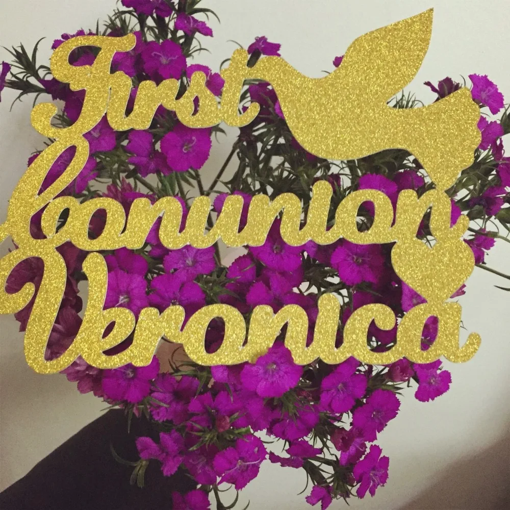 Индивидуальное испанское имя для первого причастия топ торта крещения