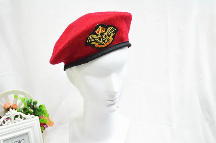 Мужские и женские сетчатые береты с орлом шляпы шапки для солдат спецназа