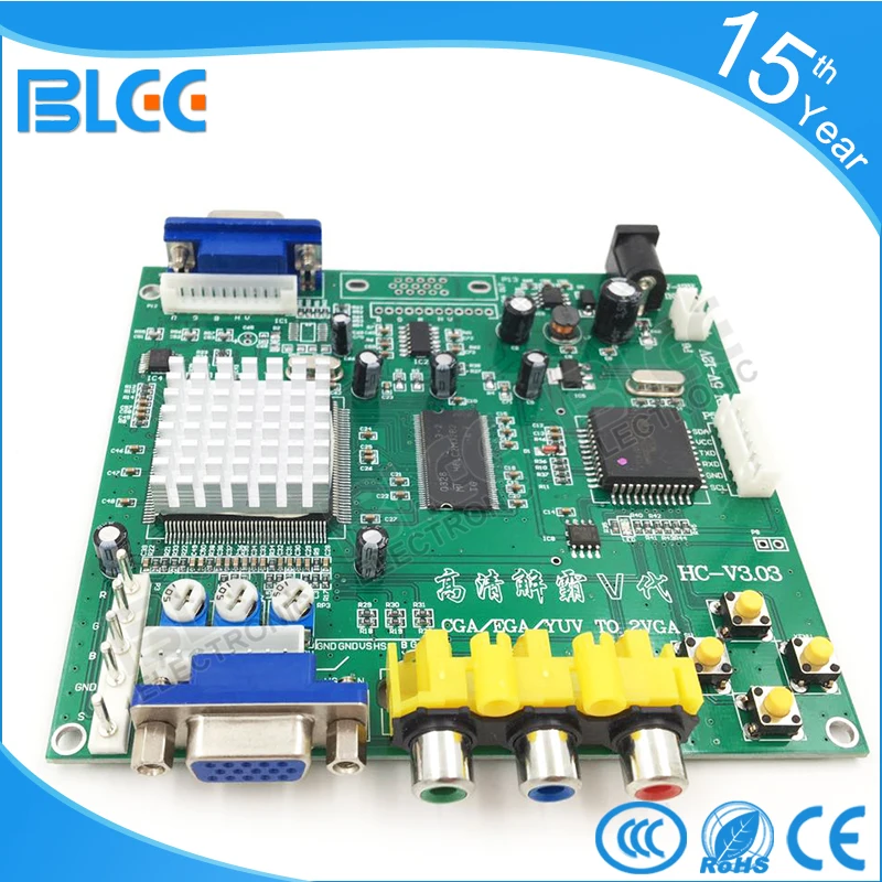 Преобразователь CGA/EGA/YUV в VGA один выход аркадная игра один/двойной выход|converter