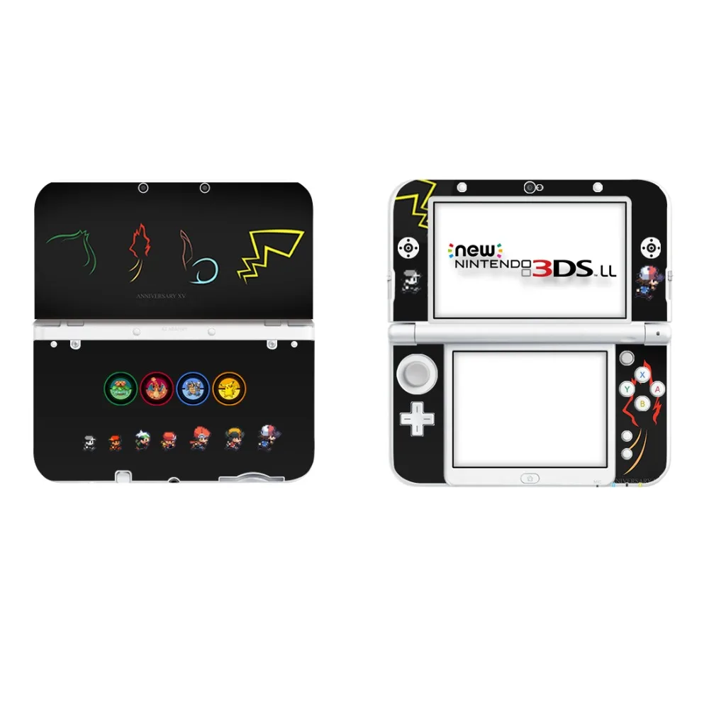 Pokomon GO виниловая наклейка кожи Стикеры для старых 3DS XL скины s для старых 3DS LL Винил Защитная Наклейка