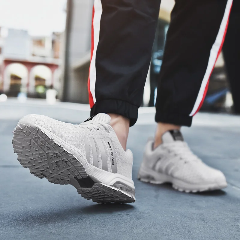 2019 Mesh Casual Shoes Men Unisex Couples Lace-up Lightweight Breathable Walking Sneakers Tenis Hombre | Обувь