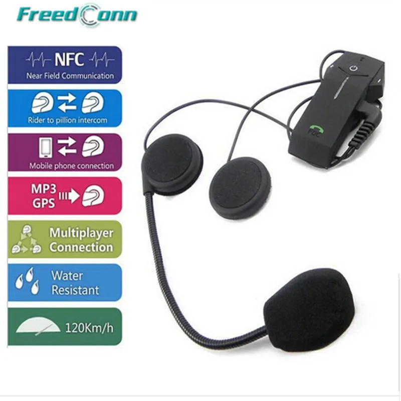 Bluetooth-интерком для мотоциклетного шлема 1000 м NFC FM | Автомобили и мотоциклы
