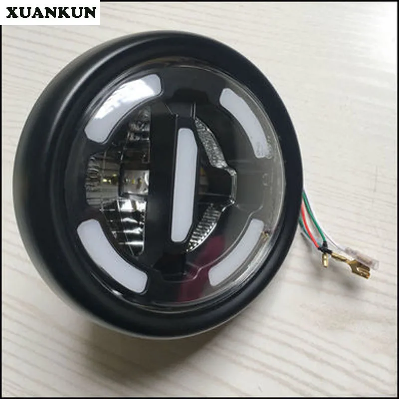 XUANKUN GN кафе гонщик V кофе ретро мотоцикл модифицированный светодиодный налобный