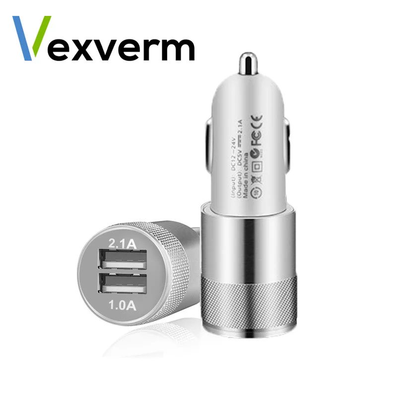 Автомобильное зарядное устройство с двумя USB портами 3 1 А автомобильное