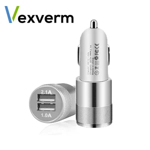 Автомобильное зарядное устройство с двумя USB-портами 3,1 А, автомобильное прикуриватель, универсальное автомобильное зарядное устройство USB для iphone 7, Samsung, Xiaomi, Huawei, телефонов на Android