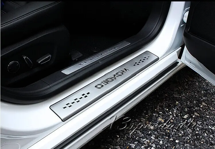 Автомобильный Стайлинг прокладка из нержавеющей стали Накладка порога для Ford