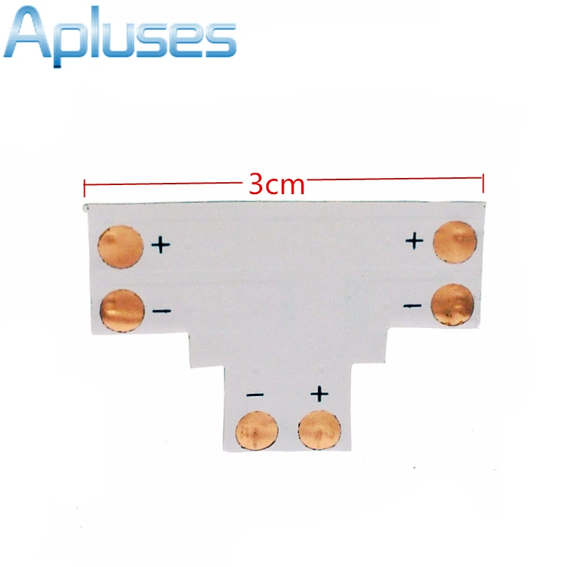 2pin LED разъем t образный угол для 10 мм 5050 полосы света|connector box|connector standardconnector automotive |