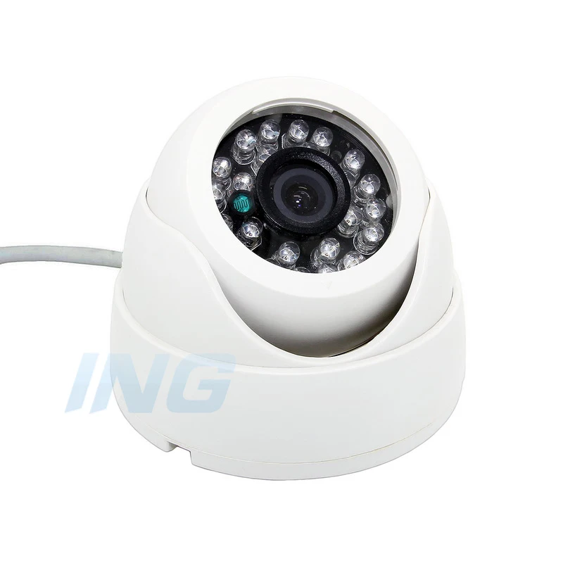 AHD 720P / 1080P Внутренняя камера видеонаблюдения 1.0MP 2.0MP 24LED IR FHD купольная ночного