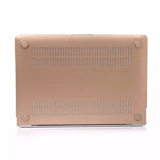 Жесткий чехол для ноутбука цвета розового золота матового металла для Macbook Air 11 12 13 A1932 New Pro 13 15 с дисплеем retina Touch Bar Cover