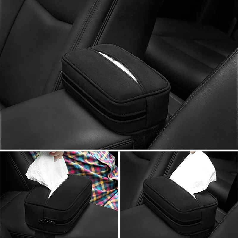 Коробка Держатель салфеток в машину новый высококачественный кожаный