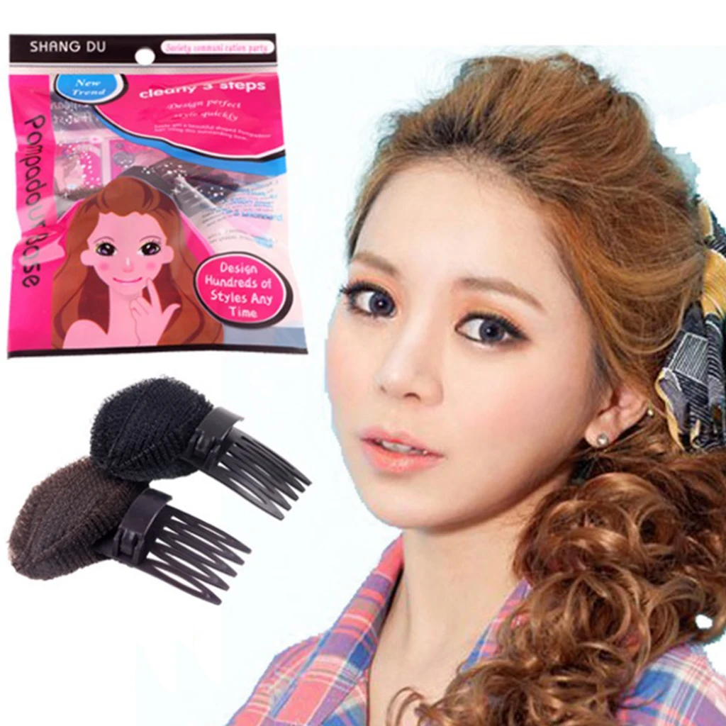 1x гребень для объема волос объемный буффант утюжок пенопластовый стайлер зажим