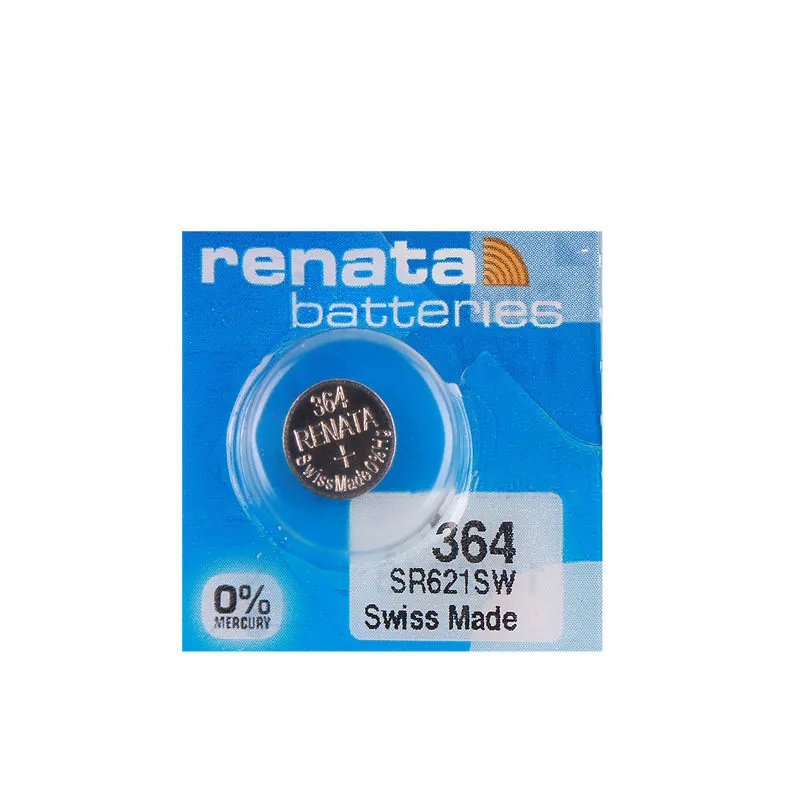 RENATA 20 шт./2 карты 364 SR621SW 621 Аккумулятор для часов 1 55 в 18 мАч Renata батареи| |