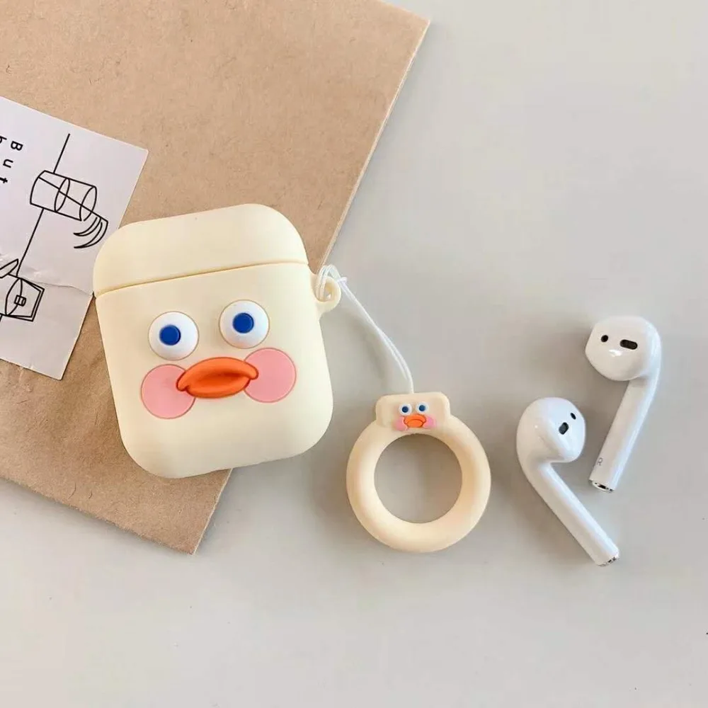 Новый мягкий силиконовый чехол для Apple Airpods зарядный защитный Air Pods