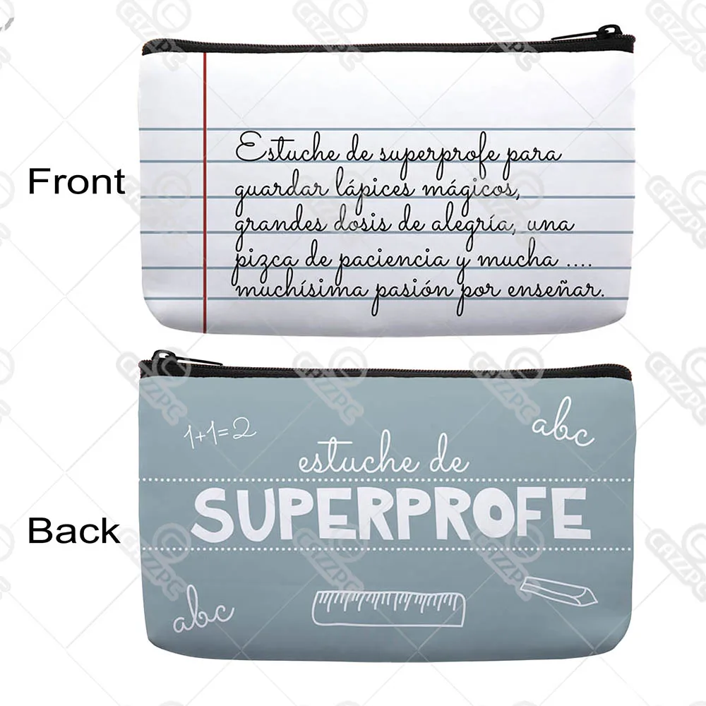 Сумка с двусторонней печатью и надписью Superprofe|link| |