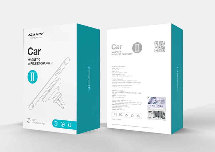 

Nillkin Ehance Car Qi Wireless Charger Holder Qi Magnetic Air Vent Mount pad for Samsung s8 s8 Plus S7 S7 Edge Note 5 Lumia 950