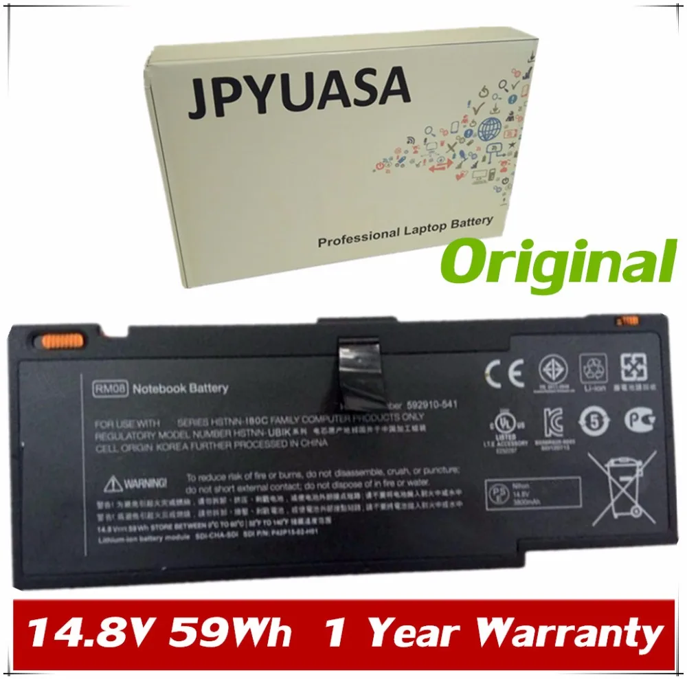 

7XINbox 14.8V 59Wh Laptop Battery RM08 For Hp Envy 14 HSTNN-I80C HSTNN-OB1K HSTNN-XB1S HSTNN-XB1K 592910-351 592910-541 Laptop