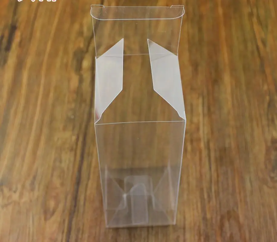 7*7*10 CM Transparent PVC wedding party souvenir gift packaging waterproof bomboniere chocolate bag favor candy box 50PCS | Дом и сад