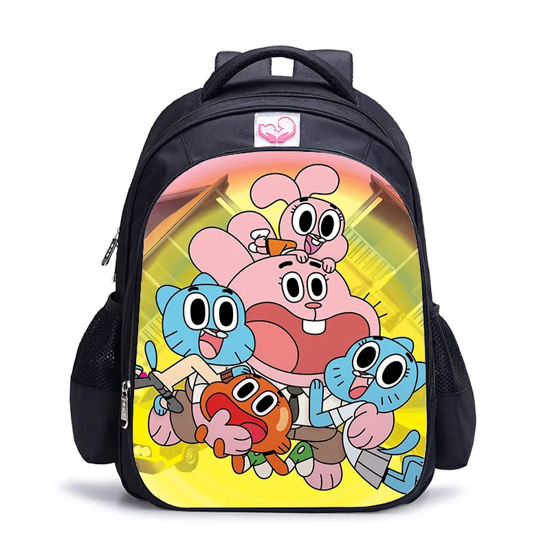 big8 LUOBIWANG удивительный мир Gumball рюкзак для подростков мальчиков и девочек школьная сумка Подростковая сумка Детская Книга сумка Mochila - Цвет: big8
