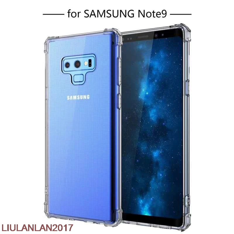 3 шт. прозрачный Анти осень мягкий чехол для Samsung A6 плюс 2018 Белый Розовый Черный