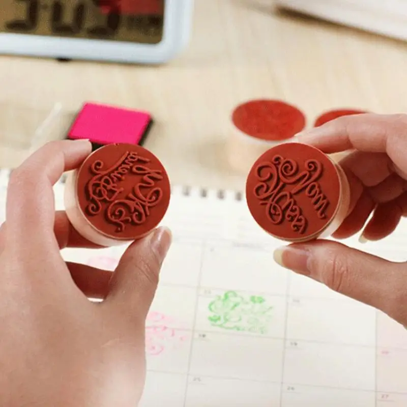 1 шт. Винтажный кружевной узор цветочный круглые резиновые штампы для