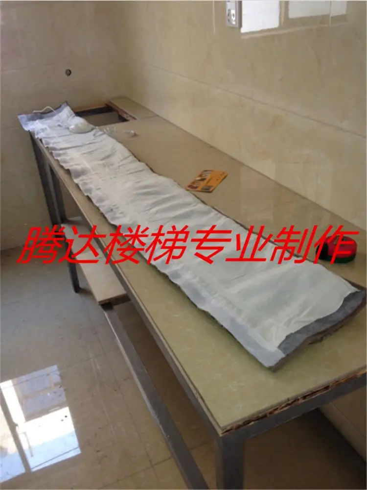 Staircase handrail guardrail heating blanket polymer heater installation of special tools |