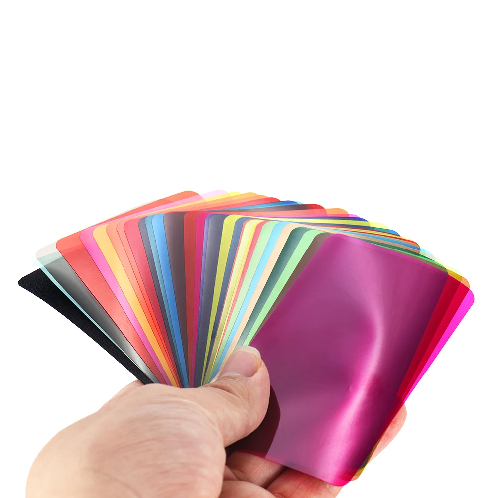 Фотовссветильник шка FalconEyes с цветным гелевым фильтром Speedlite серебряным