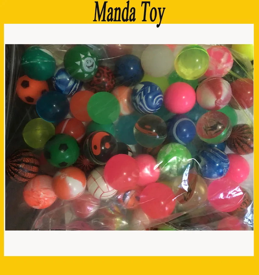 32 мм Резиновый прыгающий мяч смешанный для улицы 30 шт./лот | Игрушки и хобби