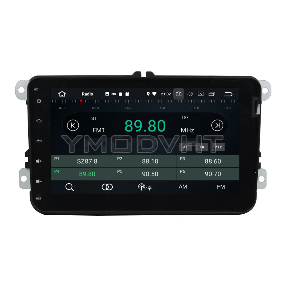YMODVHT 8 дюймов Android 0 Восьмиядерный 4 ГБ Автомобильный DVD Радио Для VW