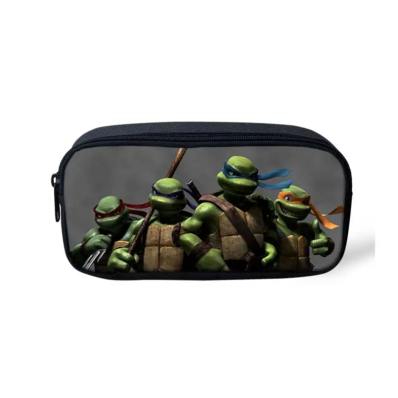 LMHY0726K Новое поступление черепашки ниндзя TMNT мультяшный принт школьная Ручка сумка для детей подарки сумка для хранения женский портативный косметический Чехол - Цвет: LMHY0726K