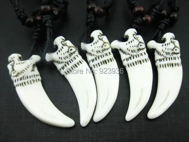 

12 PCS Tibetan carving White Tiger totem pendant talismans biker necklace Jewelry