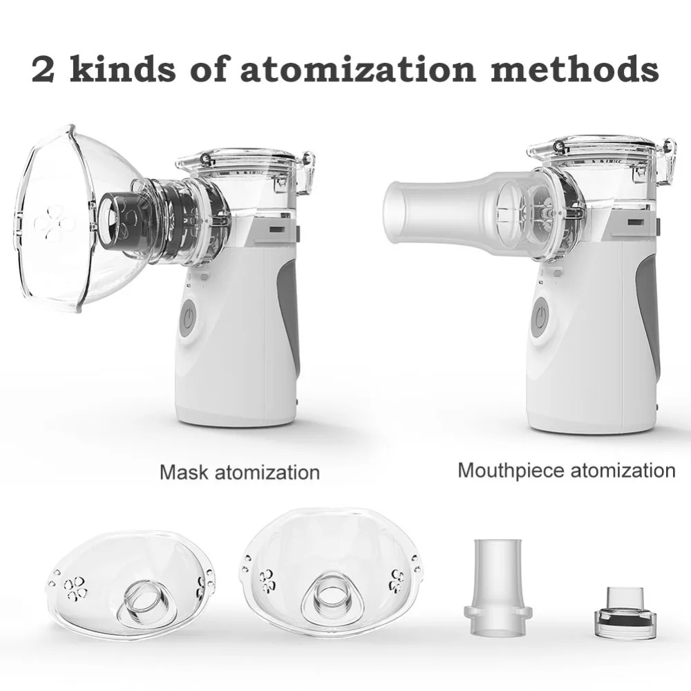 Медицинский уход для дома мини портативный Inhale Nebulizer тихий ультразвуковой inalador