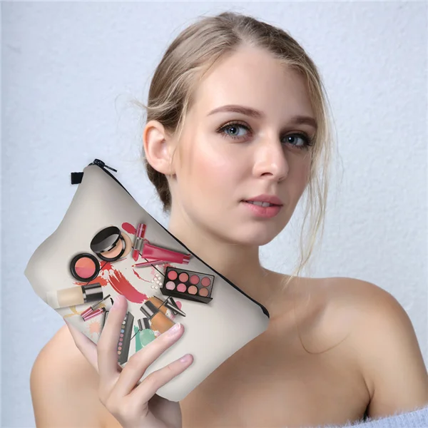 Косметички Deanfun с 3D принтом единорога Kawaii стиль красочный подарок для девочек портативные дорожные 50882 - Цвет: HZB50758