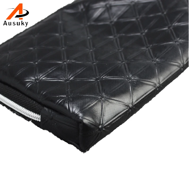 Новый из искусственной кожи косметичка черный цвет женские Косметика сумка