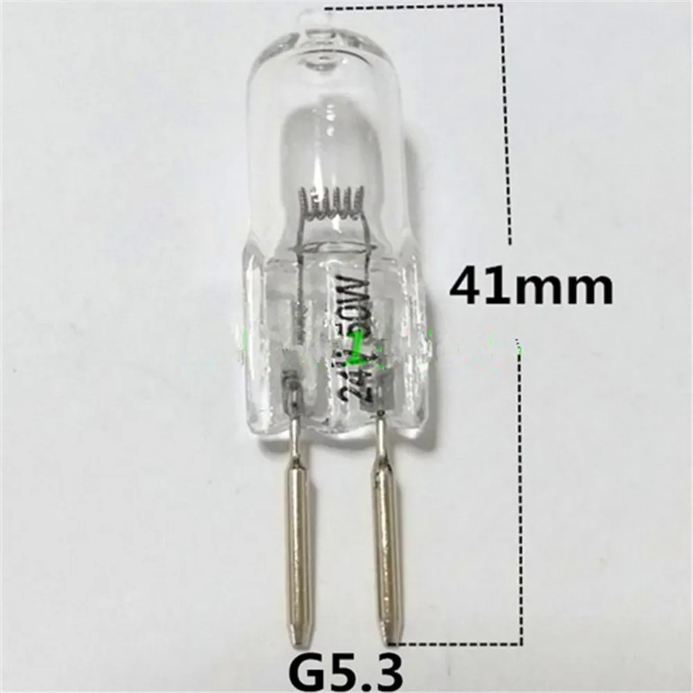 

2 шт. G5.3 24V 35W 50W контактный тип галогенная лампа микроскоп лампа оптический инструмент лампы бусины